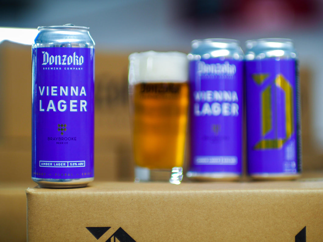 Vienna Lager - Donzoko Brewing Co X Braybrooke - Vienna Lager, 5%, 500ml Can
