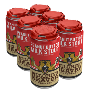 Peanut Butter Milk Stout - Belching Beaver - Peanut Butter Milk Stout, 5.3%, 330ml Can