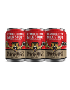 Peanut Butter Milk Stout - Belching Beaver - Peanut Butter Milk Stout, 5.3%, 330ml Can