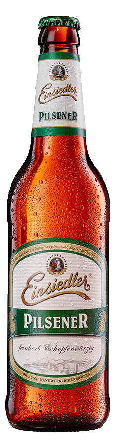 Pilsener - Privatbrauerei Einsiedler Brauhaus - Pilsner, 4.9%, 500ml Bottle