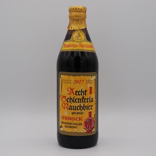 2017 Vintage Aecht Schlenkerla Urbock - Schlenkerla - Smoked Bockbier, 6.5%, 500ml Bottle