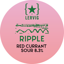 Load image into Gallery viewer, Ripple - Lervig Bryggeri - Red Currant Sour, 8.3%, 750ml Sharing Bottles
