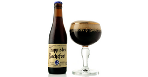 Trappistes Rochefort Gift Set - Brasserie Rochefort - Belgian Ales, 4x330ml Bottles & Glass Gift Set