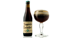 Trappistes Rochefort Gift Set - Brasserie Rochefort - Belgian Ales, 4x330ml Bottles & Glass Gift Set