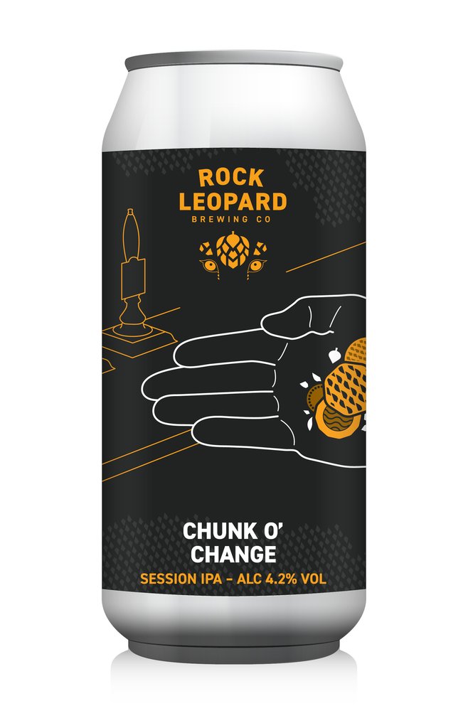 Chunk O' Change - Rock Leopard - Session IPA, 4.2%, 440ml Can