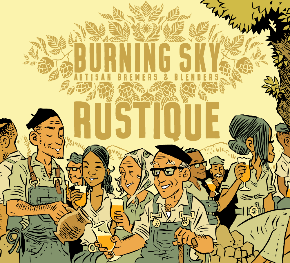 Rustique 2020 - Burning Sky - Foudre Aged Belgian Pale Ale, 8.7%, 750ml Sharing Bottle
