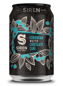 Caribbean White Chocolate Cake - Siren Craft Brew - Lactose, Cypress Wood, Vanilla, Cacao Nibs, Cacao Husks, Vanilla, Cranberries, Coffee Stout, 7.4%, 330ml