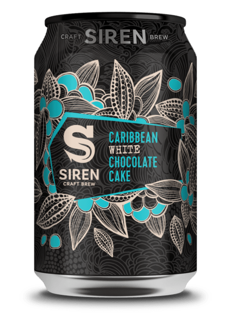 Caribbean White Chocolate Cake - Siren Craft Brew - Lactose, Cypress Wood, Vanilla, Cacao Nibs, Cacao Husks, Vanilla, Cranberries, Coffee Stout, 7.4%, 330ml