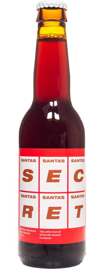Santas Secret: Mochaccino Messiah Triple Shot - To Øl - Triple Coffee Brown Ale w/ Cinnamon & Cardamom, 8.3%, 330ml Bottle