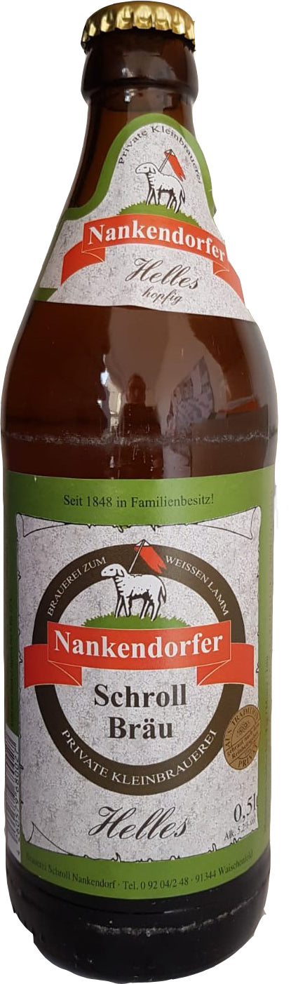 Nankendorfer Helles - Schroll Bräu Nankendorf - Helles, 5.2%, 500ml Bottle