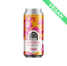 Load image into Gallery viewer, FruitFool - Vault City X Yonder Brewing &amp; Blending - Mango, Raspberry &amp; Vanilla Sour Ale, 7.5%, 440ml Can
