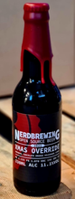 Load image into Gallery viewer, Xmas Override 2021 - Nerd Brewing - Imperial Chocolate Orange Milkshake Stout, 11.1%, 330ml Bottle
