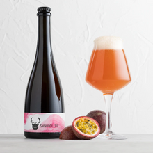 Load image into Gallery viewer, Shnoodlepip 2022 - Wild Beer Co - Foudre Fruit Sour w/ Passionfruit, Hibiscus, Raspberry &amp; Pink Pepper, 6.2%, 500ml Beer Bottle
