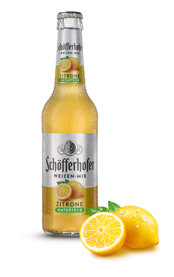 Zitrone Weizen Radler - Schofferhofer - Lemon Radler, 2.5%, 330ml Bottle