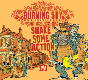 Shake Some Action - Burning Sky - IPA, 7%, 440ml Can