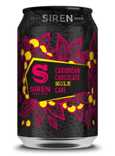 Load image into Gallery viewer, Caribbean Chocolate Mole Cake - Siren Craft Brew - Cypress Wood, Amburana Wood, Vanilla, Cacao &amp; CHilli, 8.8%, 330ml Can
