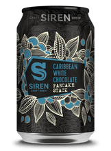 Load image into Gallery viewer, Caribbean White Chocolate Pancake Stack - Siren Craft Brew - Tropical Stout with Cacao Nibs &amp; Maple Syrup, 7.4%, 330ml Can
