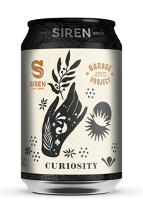 Curiosity - Siren Craft Brew X Garage Project - Imperial Stout w/ Tongan Vanilla, 10%, 330ml Can