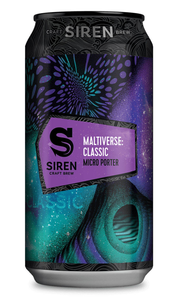 Maltiverse: Classic - Siren Craft Brew - Micro Porter, 3.4%, 440ml Can