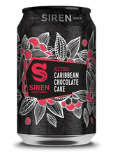 Load image into Gallery viewer, Nitro Caribbean Chocolate Cake - Siren Craft Brew - Tropical Stout with Cacao Nibs &amp; Cypress Wood, 7.4%, 330ml Can
