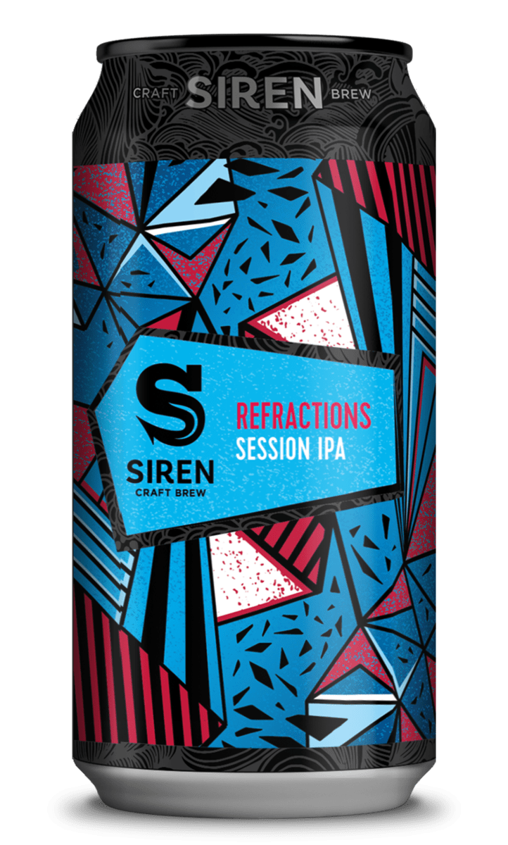 Refractions - Siren Craft Brew - Session IPA, 4.2%, 440ml Can