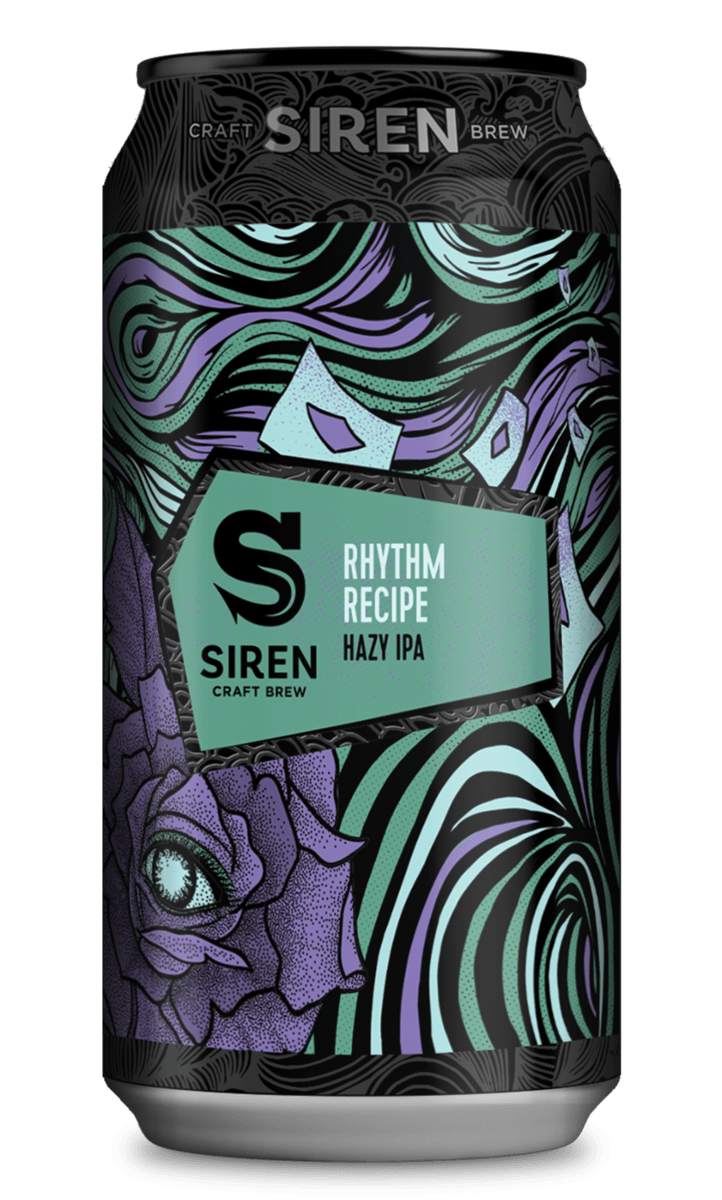 Rhythm Recipe - Siren Craft Brew - Hazy IPA, 5.5%, 440ml Can