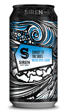 Load image into Gallery viewer, Sunset To The Skies - Siren Craft Brew - Helles Style Lager, 5.2%, 440ml Can
