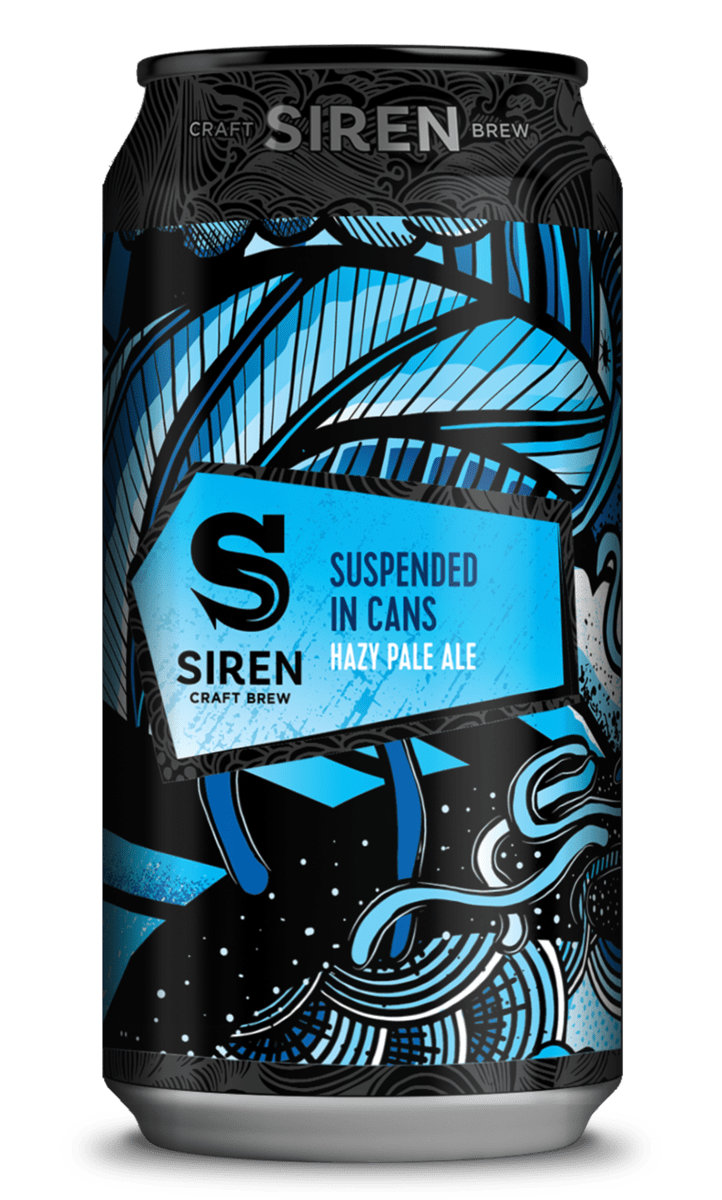 Suspended In Cans - Siren Craft Brew - Hazy Pale Ale, 4%, 440ml Can
