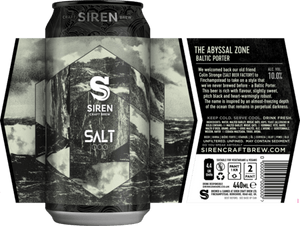 The Abyssal Zone - Siren Craft Brew X Salt Beer Factory - Baltic Porter, 10%, 440ml