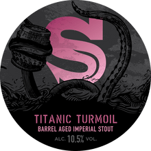 Load image into Gallery viewer, Titanic Turmoil - Siren Craft Brew - Barrel Aged Blended Imperial Stout, 10.5%, 375ml Bottles
