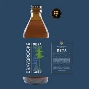 Schwarzbier - Braybrooke X Deya Brewing - Schwarzbier, 5%, 330ml Bottle