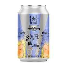 Load image into Gallery viewer, Soupe du Jour - Lervig Bryggeri X Brasserie de la Senne - Dry Hopped Grisette, 4.7%, 330ml Can
