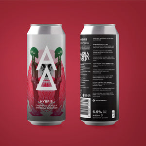 Hybris - Alpha Delta Brewing - Cherry & Vanilla Imperial Berliner Weisse, 6.5%, 440ml Cans