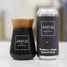 Load image into Gallery viewer, Blueberry x Maple Imperial Stout - Arpus Brewing Co - Blueberry x Maple Imperial Stout, 12%, 440ml Can
