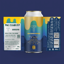 Load image into Gallery viewer, Gold Top, I'm Home - Track Brewing Co X Overtone Brewing Co - Gold Top Honey DIPA, 8.5%, 440ml Can
