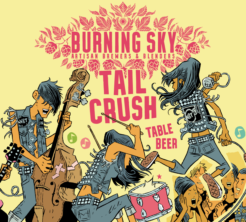 Tail Crush - Burning Sky - Table Beer, 3%, 440ml Can