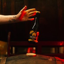 Load image into Gallery viewer, From a Gaelic Sea, Far, Far Away... - Vault City X Emperor's Brewery - Islay Whisky Barrel Aged Imperial Stout with Honey , 10%, 375ml Bottle
