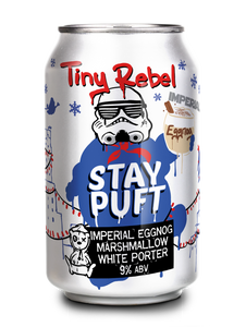 Eggnog Imperial Stay Puft - Tiny Rebel - Imperial Eggnog Marshmallow White Porter, 9%, 330ml Can