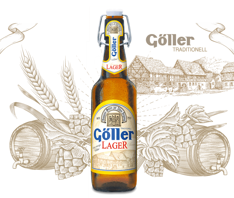 Göller Lager - Brauerei Göller - Vollbier, 5.4%, 500ml Bottle