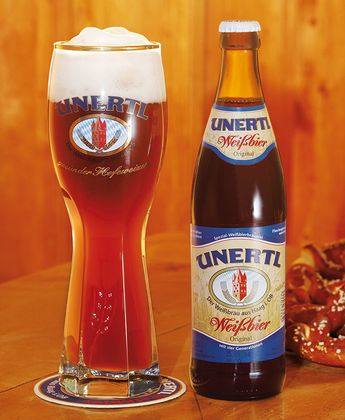 Weissbier Original - Brauerei Unertl Haag - Weissbier, 4.9%, 500ml Bottle