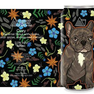 Ozzy - Wander Beyond Brewing - Imperial Stout with Tonka, Star Anise, Vanilla & Cacao, 11%, 440ml Can