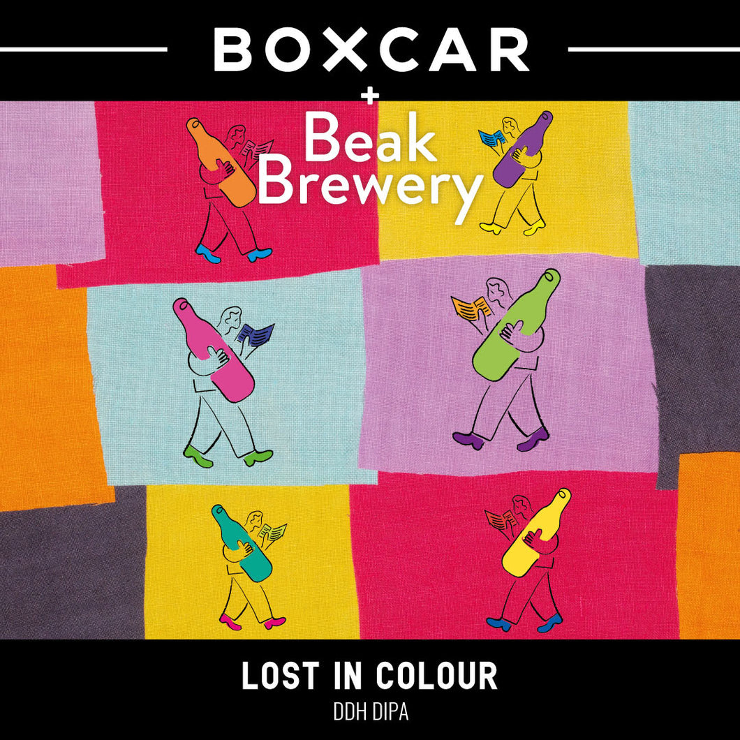 Lost In Colour - Boxcar Brewery X Beak Brewery - DDH DIPA, 8.5%, 440ml Can