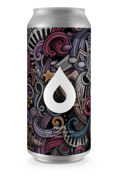 First Verse, Twice - Polly's Brew Co - DDH IPA, 6.4%, 440ml Can