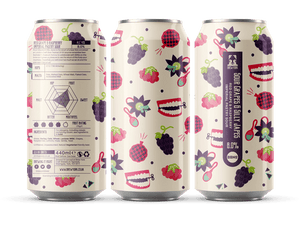 Sour Grapes & Silly Japes - Brew York X Brew By Numbers - Red Grape & Raspberry Imperial Pastry Sour, 8%, 440ml Can