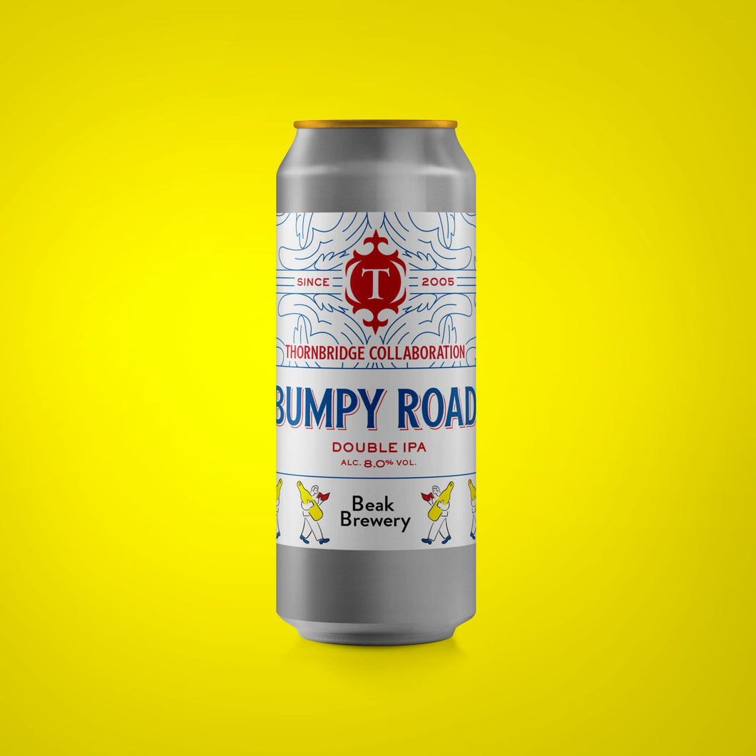 Bumpy Road - Beak Brewery X Thornbridge Brewery - DIPA, 8%, 440ml Can