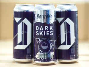 Dark Skies - Donzoko Brewing Co X Cloudwater - Cacao & Vanilla Baltic Porter, 6.8%, 500ml Can