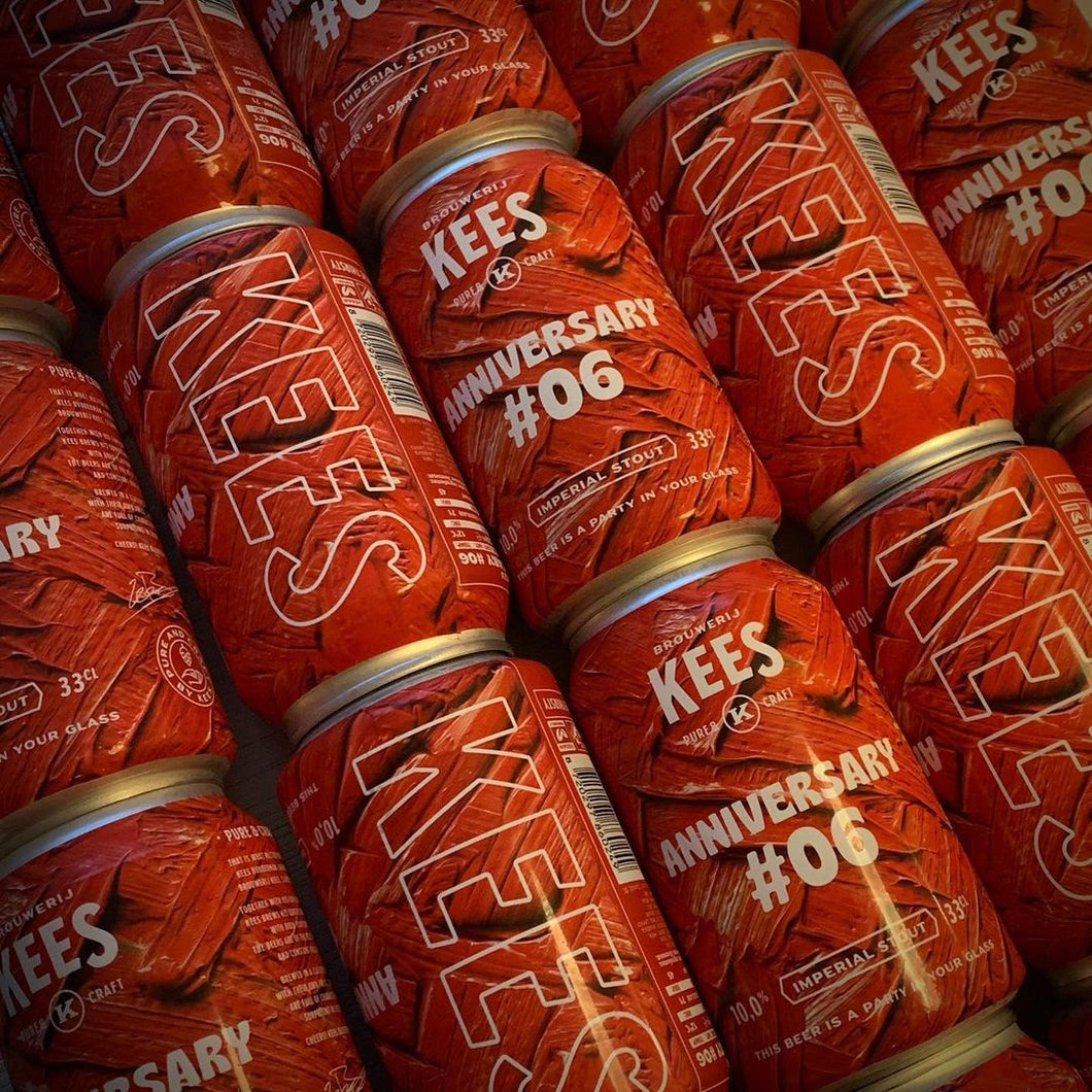 Anniversary #6 - Brouwerij Kees - Imperial Stout, 10%, 330ml Can