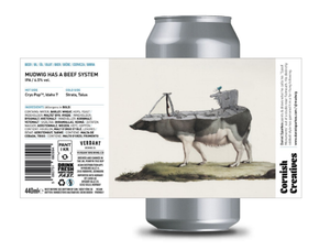 Cornish Creatives: Mudwig Has A Beef System - Verdant Brewing Co - IPA, 6.5%, 440ml Can