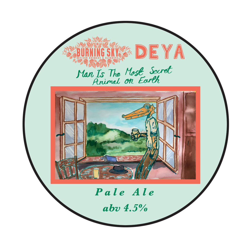 Man Is The Most Secret Animal On Earth - Deya Brewing X Burning Sky - Pale Ale, 4.5%, 500ml Can