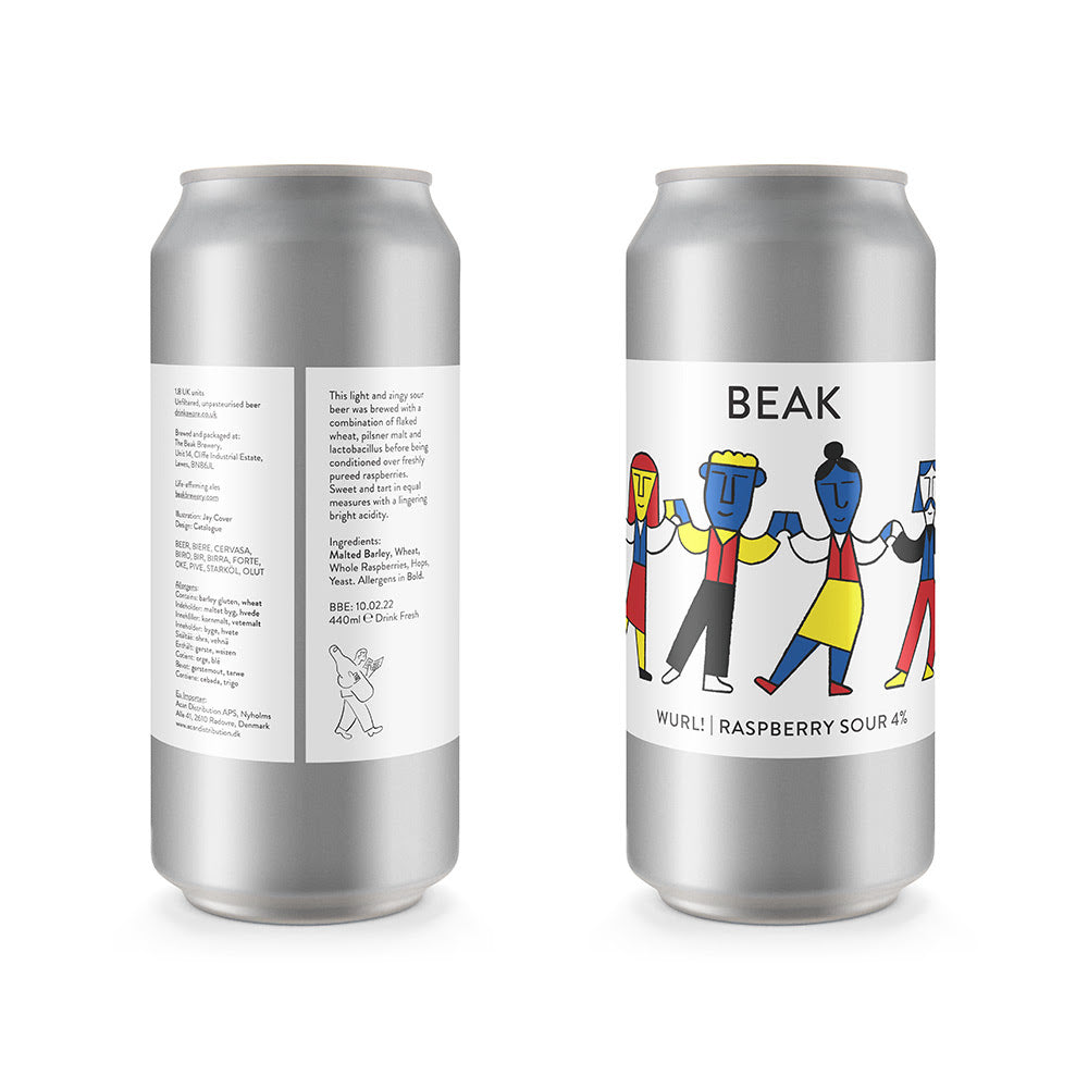Wurl! - Beak Brewery - Raspberry Sour, 4%, 440ml Can